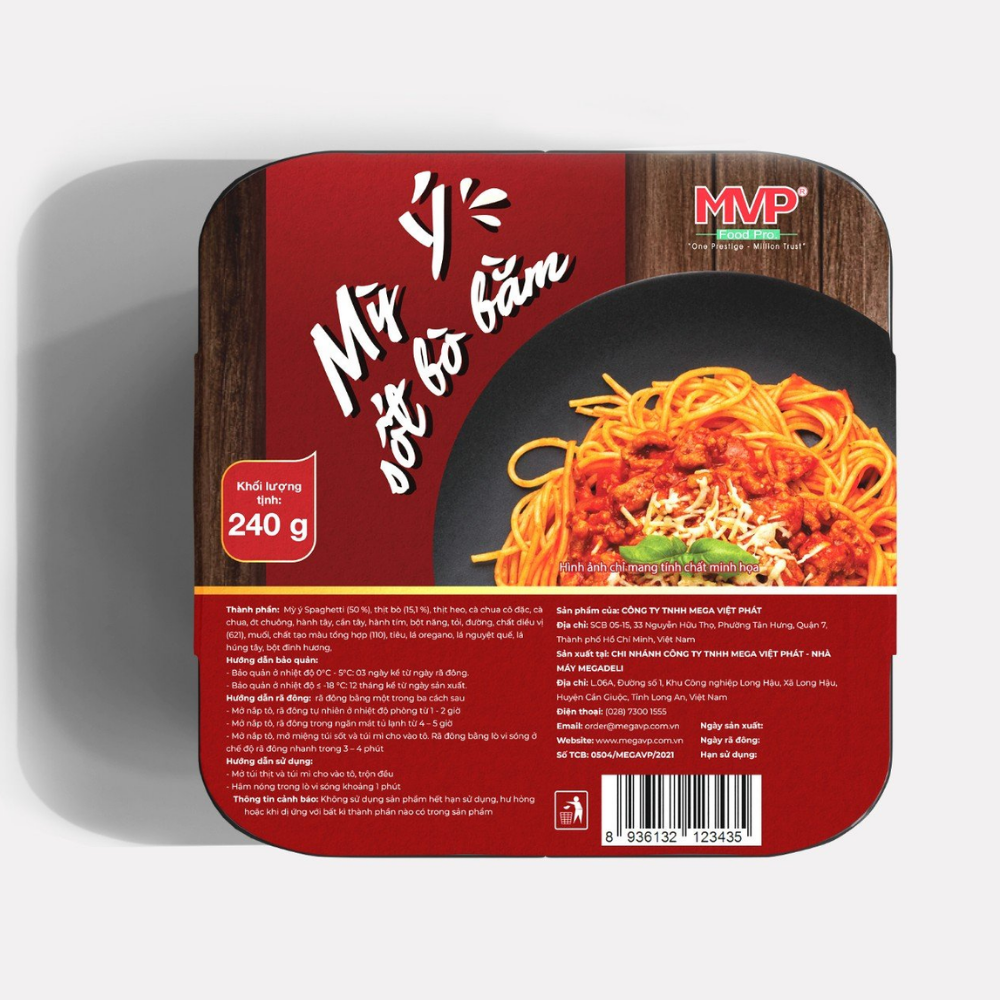 Spaghetti With Minced Beef Sauce Mega Viet Phat
